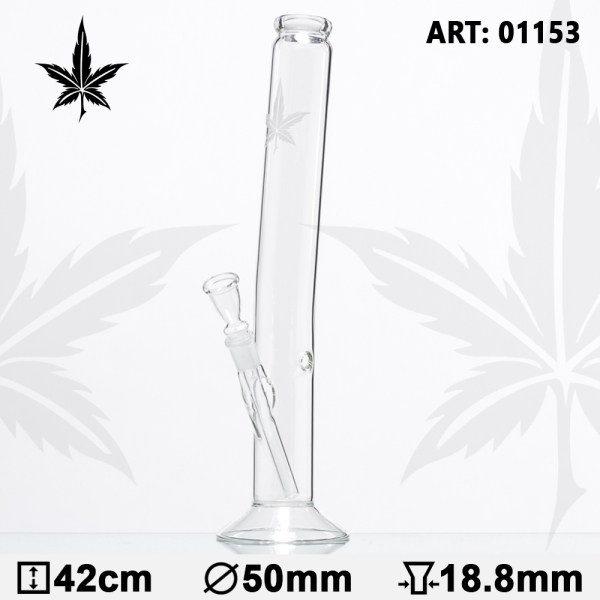 Glas Bong Leaf 42cm